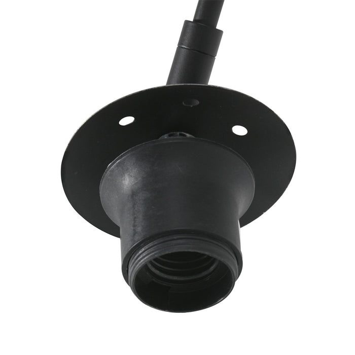 Steinhauer - wandlamp - Sparkled Light - zwart - linnen metaal - E27