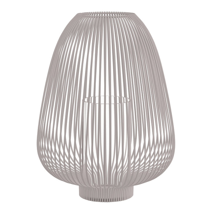 Lyva Lantaarn Mourning Dove Large | Grijs | Staal