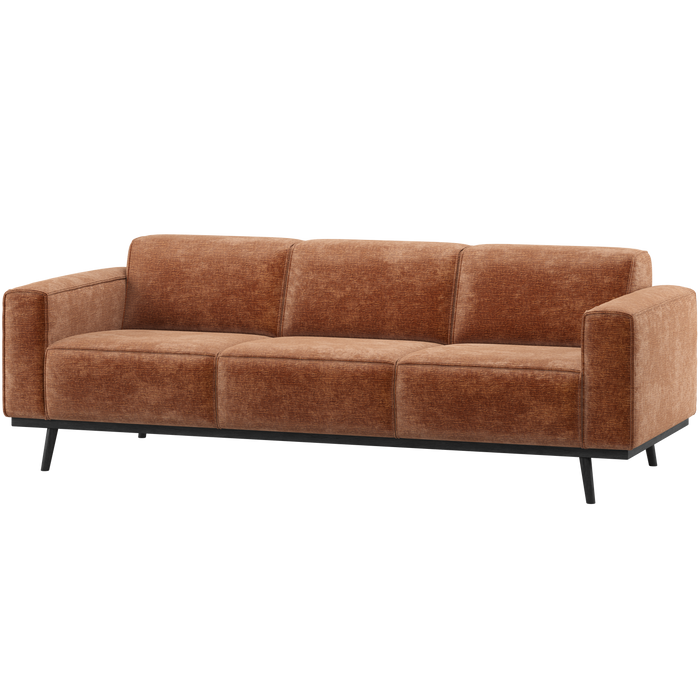 WOOOD Statement 3-Zits Bank 230 cm - Chenille - Velvet Terra