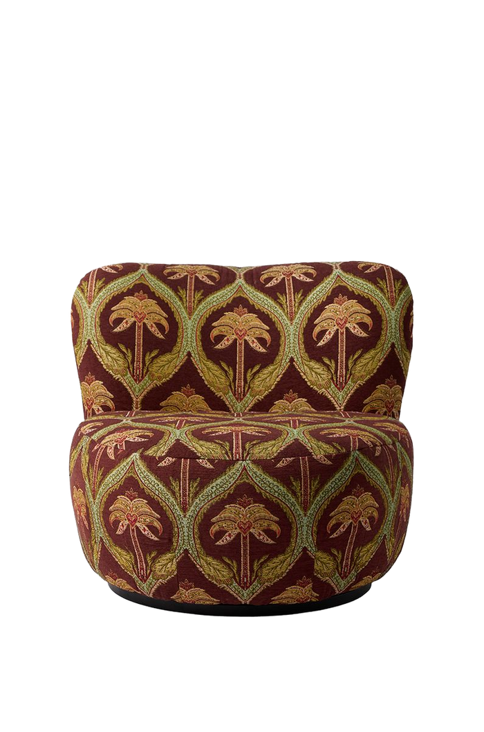 Sissy-Boy Anne draaifauteuil palm jacquard print