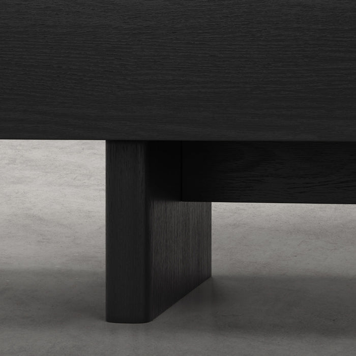 by fonQ Brikk Dressoir B 200 cm - Essen / Zwart