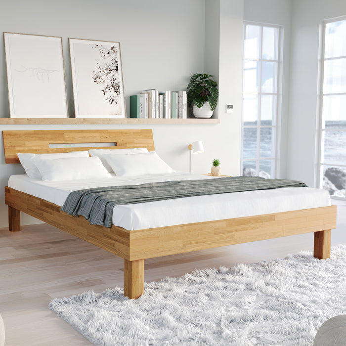 by fonQ Lix Bedframe 140 x 200 cm - Eiken
