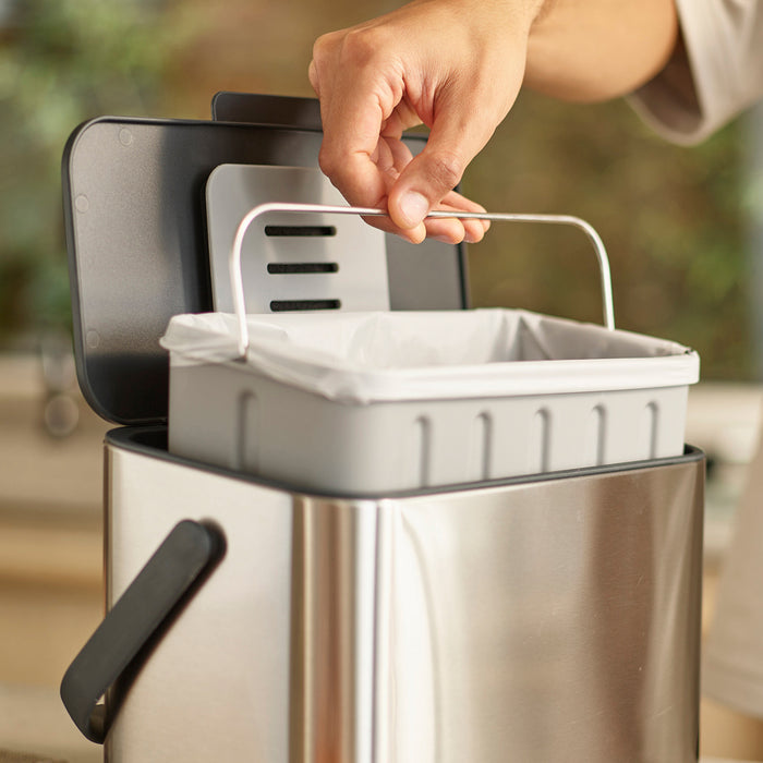 Joseph Joseph Collect Tafelafvalbakje 4 L - Stainless Steel