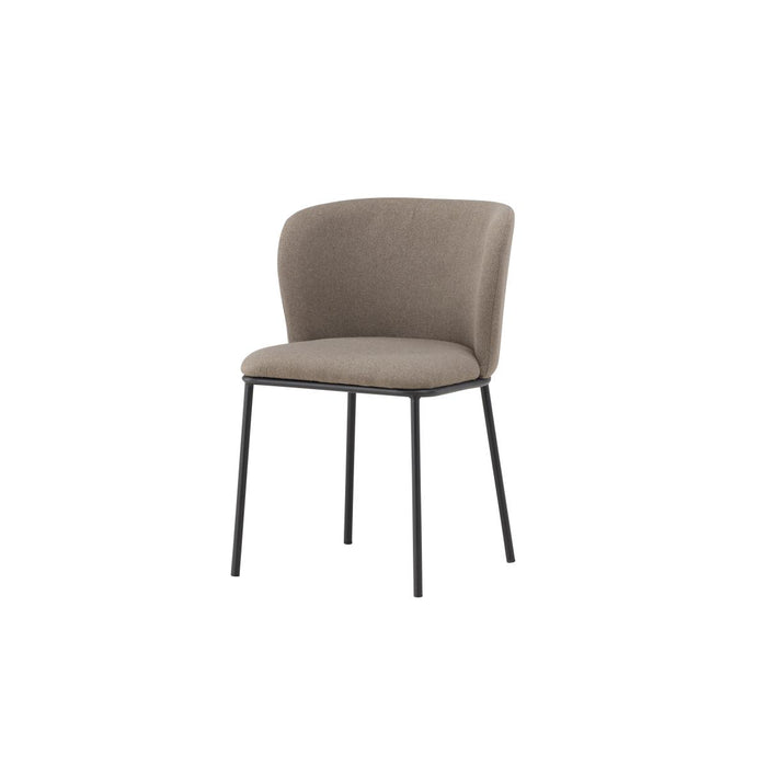 Svea - Lino eetkamerstoel - linnen - bruin