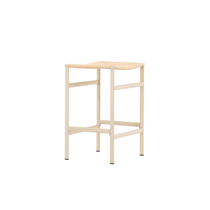Svea - Polsty barkruk 63 cm - rattan - beige