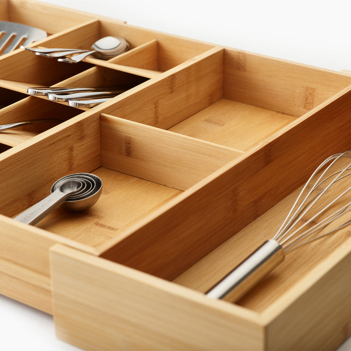 Joseph Joseph DrawerStore Bamboe Bestekbak Uitschuifbaar