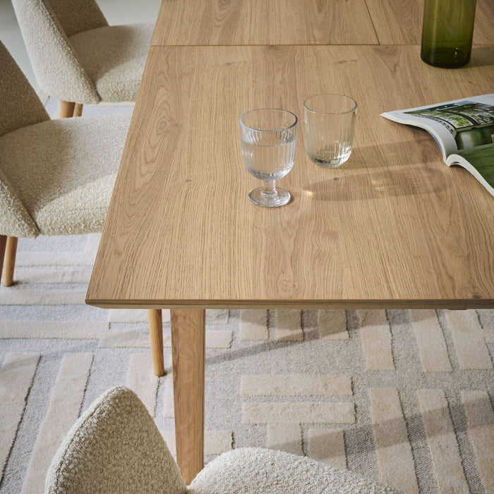 by fonQ Frond Eettafel Uitschuifbaar - Eiken