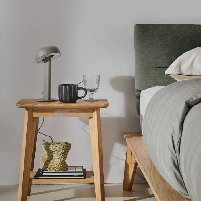 by fonQ Norre Bedframe 140 x 200 cm - Mosgroen