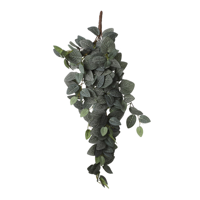 Mica Decorations Fittonia Kunst Hangplant - L15 x B20 x H54 cm - Groen