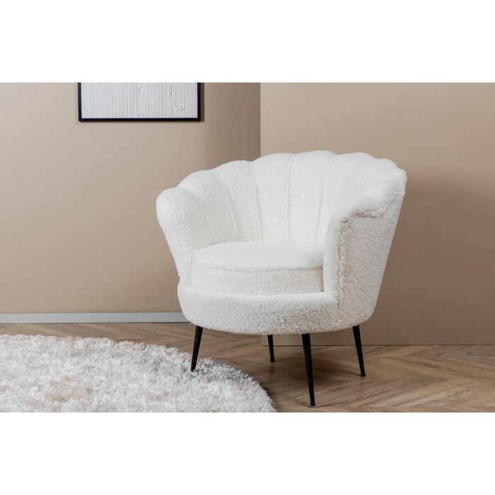 Svea - Rano fauteuil - teddy - wit