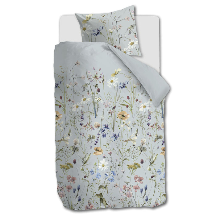 Ariadne at Home Bloom  Dekbedovertrek 140 x  200/220 cm - Blauw