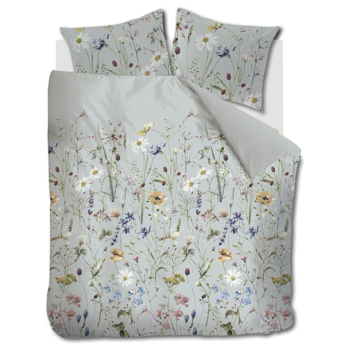 Ariadne at Home Bloom  Dekbedovertrek 200 x  200/220 cm - Blauw