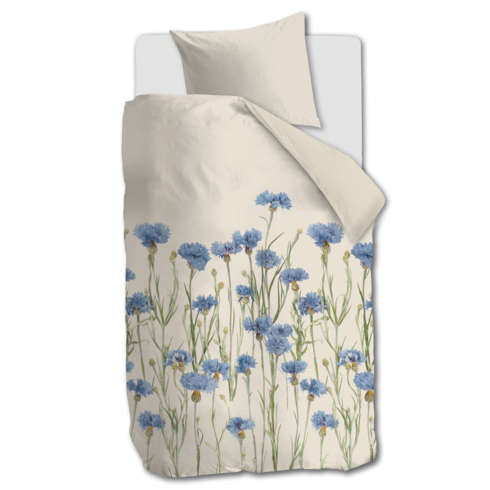 Ariadne at Home Cornflower  Dekbedovertrek 140 x  200/220 cm - Zand