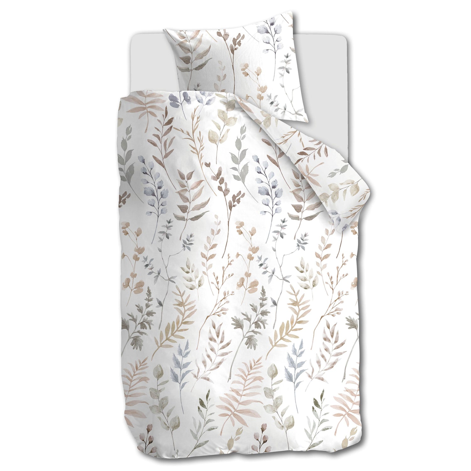 Ariadne at Home Twigs  Dekbedovertrek 140 x  200/220 cm - Wit