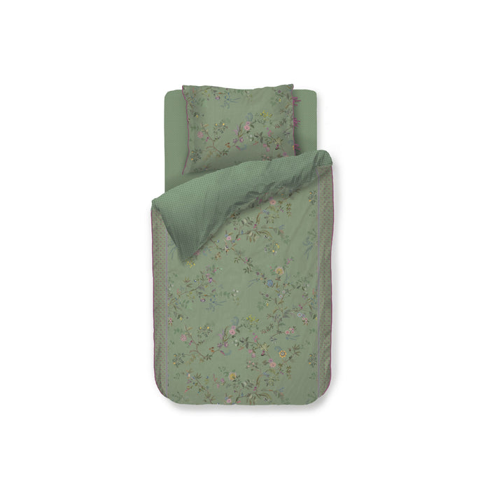 Pip Studio Bustani  Dekbedovertrek 140 x  200/220 cm - Groen