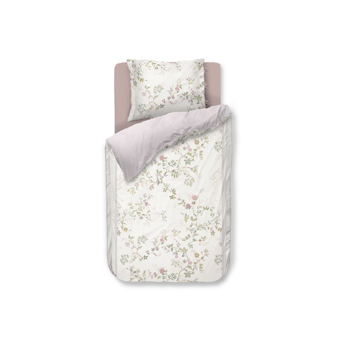 Pip Studio Bustani  Dekbedovertrek 140 x  200/220 cm - Wit