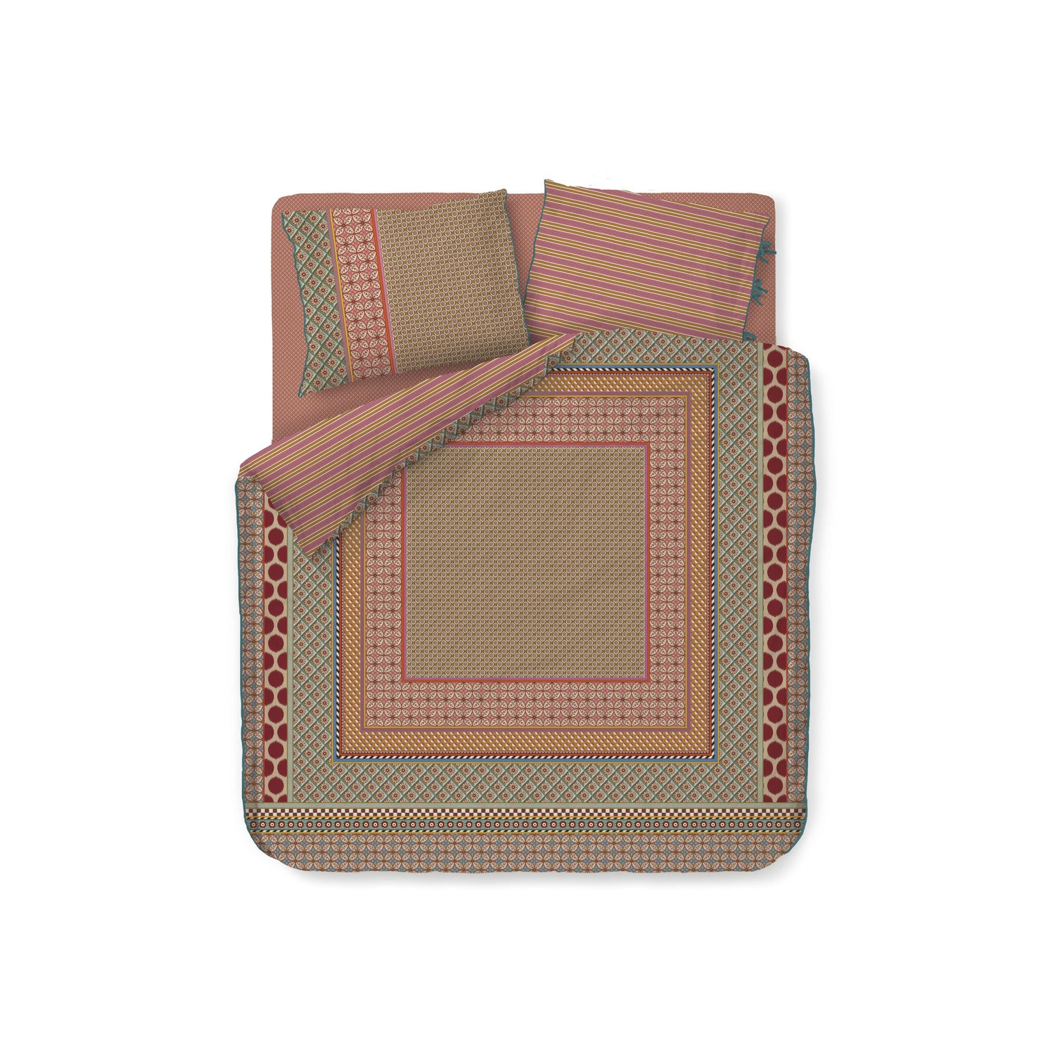 Pip Studio Bogolan  Dekbedovertrek 200 x  200/220 cm - Multi