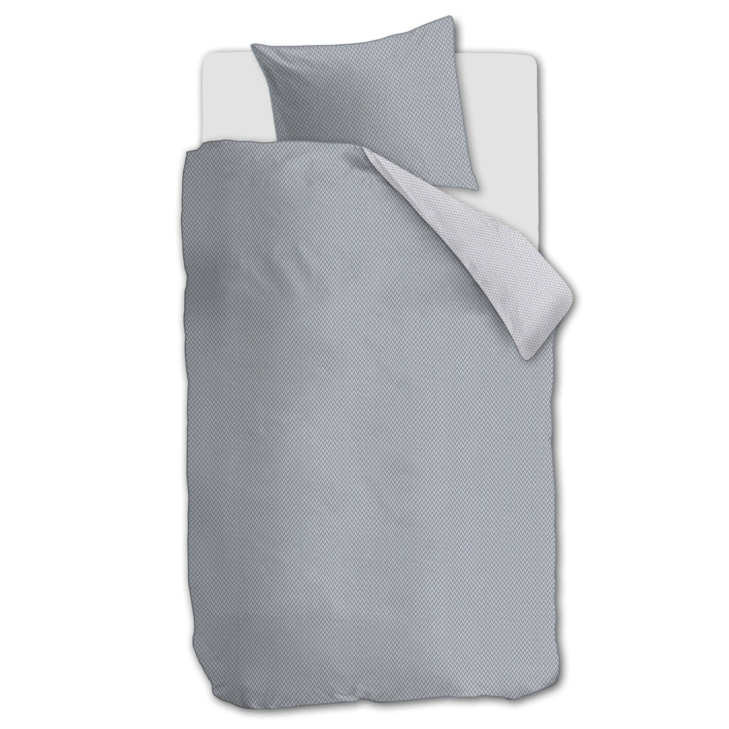 Rivièra Maison Emery Dekbedovertrek 140 x 200/220 cm - Blauwgrijs