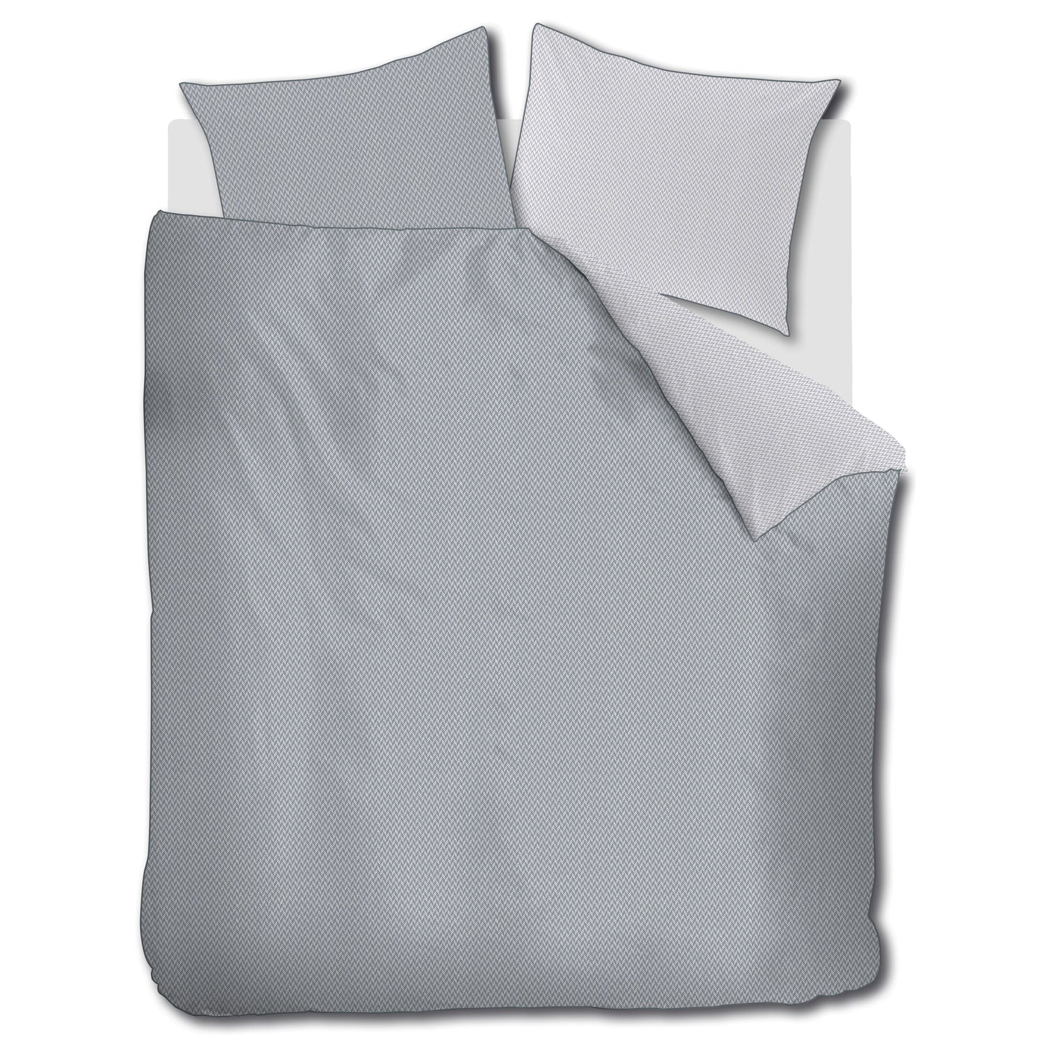 Rivièra Maison Emery Dekbedovertrek 240 x 200/220 cm - Blauwgrijs