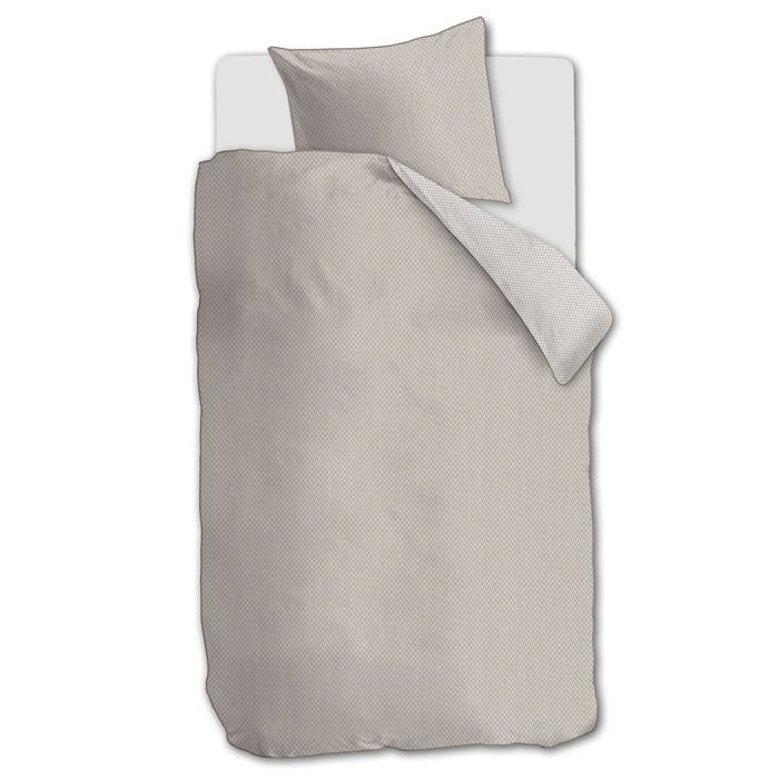 Rivièra Maison Emery Dekbedovertrek 140 x  200/220 cm - Taupe
