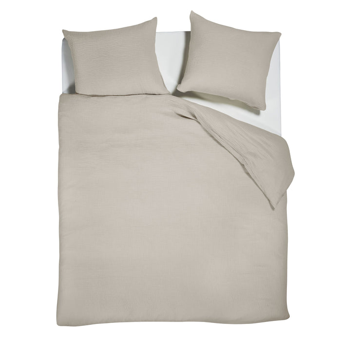 vtwonen Gentle Embrace Dekbedovertrek 240 x 200/220 cm - Zand