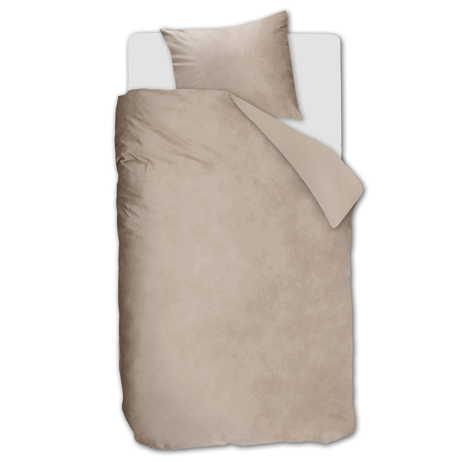 Ambiante Velvety Dekbedovertrek 140 x 200/220 cm - Zand