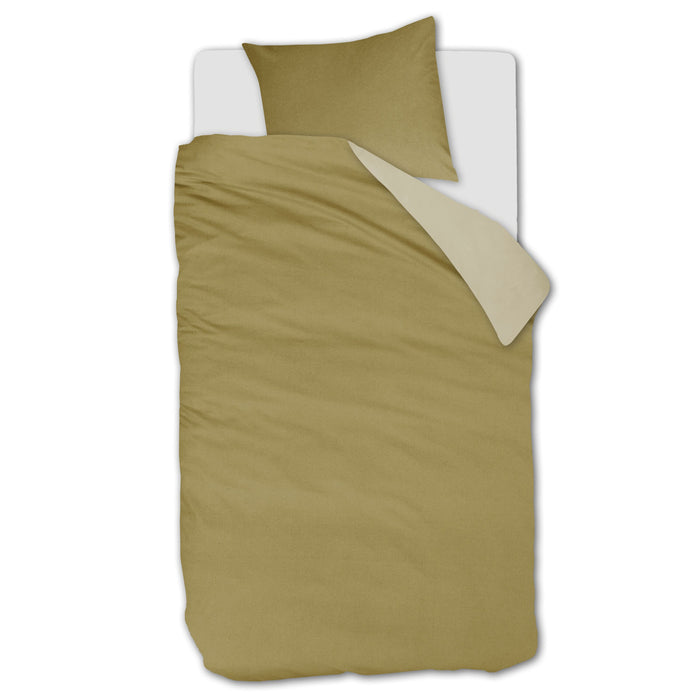 Beddinghouse Warm Dekbedovertrek 140 x 200/220 cm - Geel
