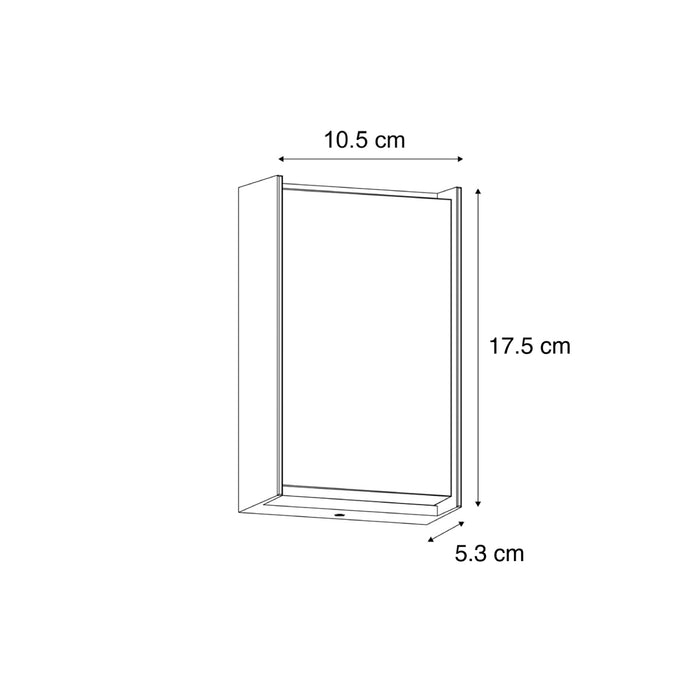 QAZQA Moderne buiten wandlamp zwart incl. LED IP65 - Packet