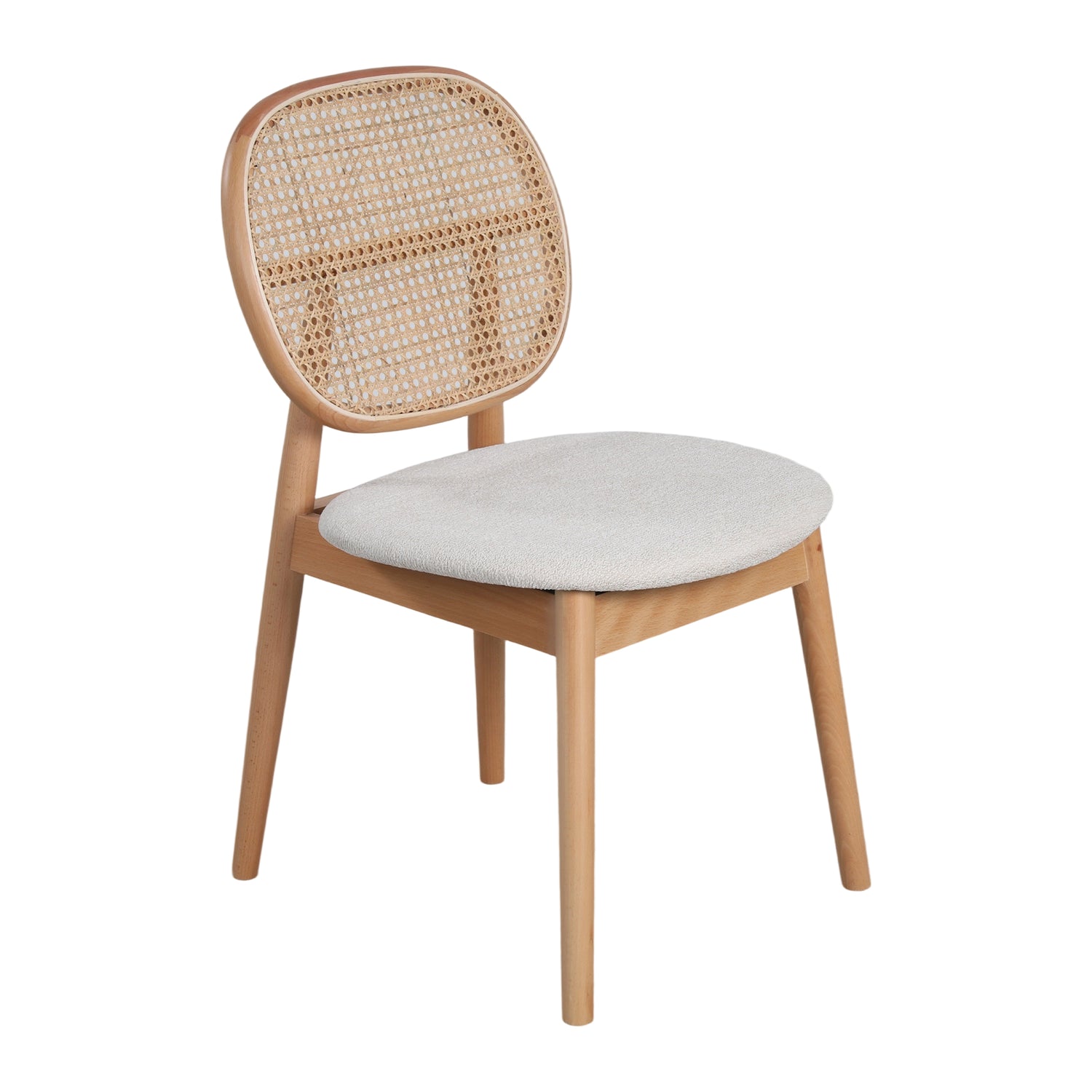 by fonQ Roots Eetkamerstoel - Naturel