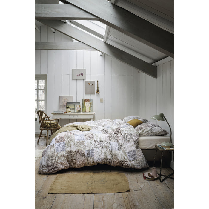 Ariadne at Home Patches  Dekbedovertrek 140 x  200/220 cm - Naturel