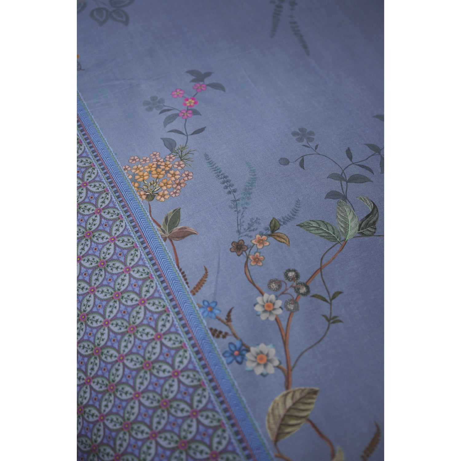 Pip Studio Bustani  Dekbedovertrek 200 x  200/220 cm - Blauw