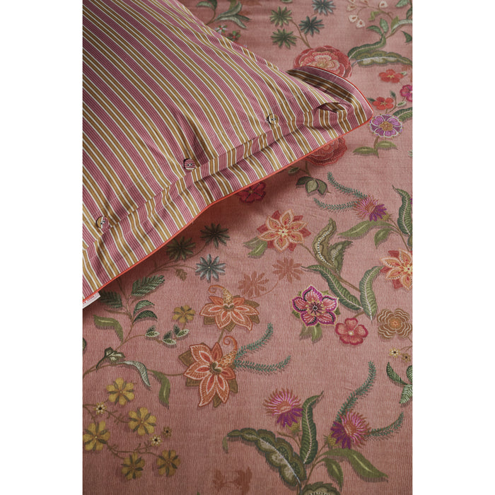 Pip Studio Coco Flower  Dekbedovertrek 140 x  200/220 cm - Koraal