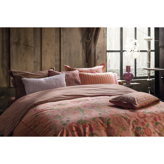Pip Studio Coco Flower  Dekbedovertrek 200 x  200/220 cm - Koraal