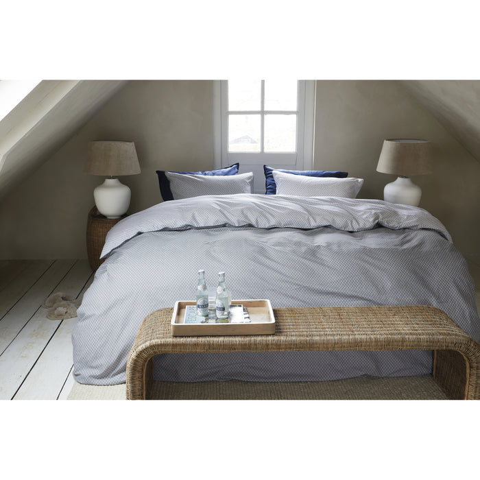 Rivièra Maison Emery Dekbedovertrek 200 x 200/220 cm - Blauwgrijs