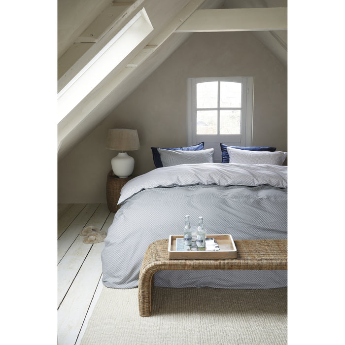 Rivièra Maison Emery Dekbedovertrek 240 x 200/220 cm - Blauwgrijs