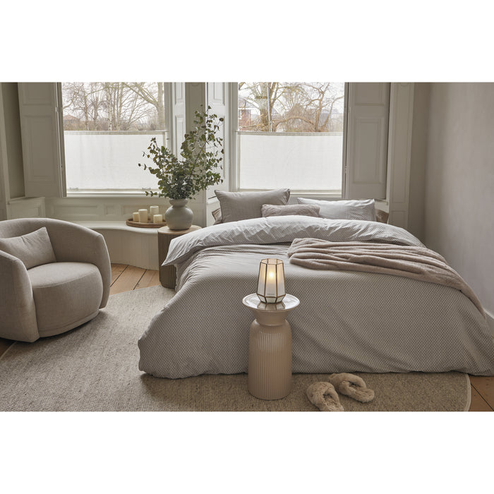 Rivièra Maison Emery Dekbedovertrek 140 x  200/220 cm - Taupe