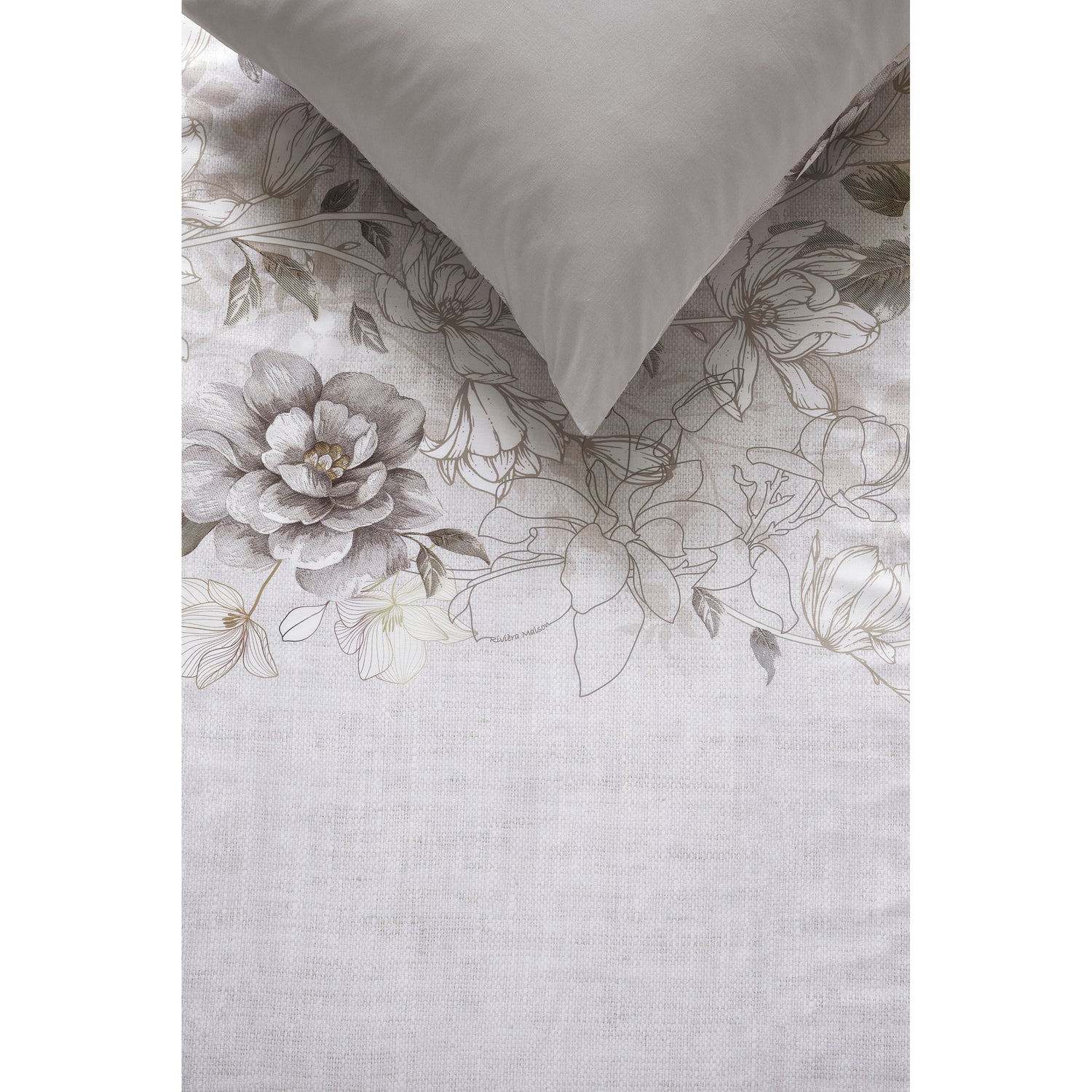 Rivièra Maison Bernice Dekbedovertrek 140 x 200/220 cm - Naturel