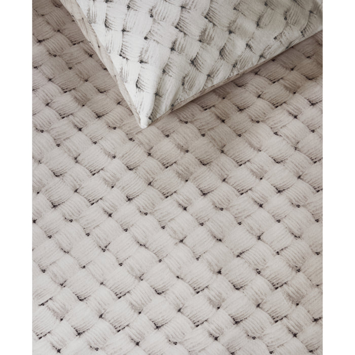 Rivièra Maison Woven Wool Dekbedovertrek 140 x  200/220 cm - Naturel