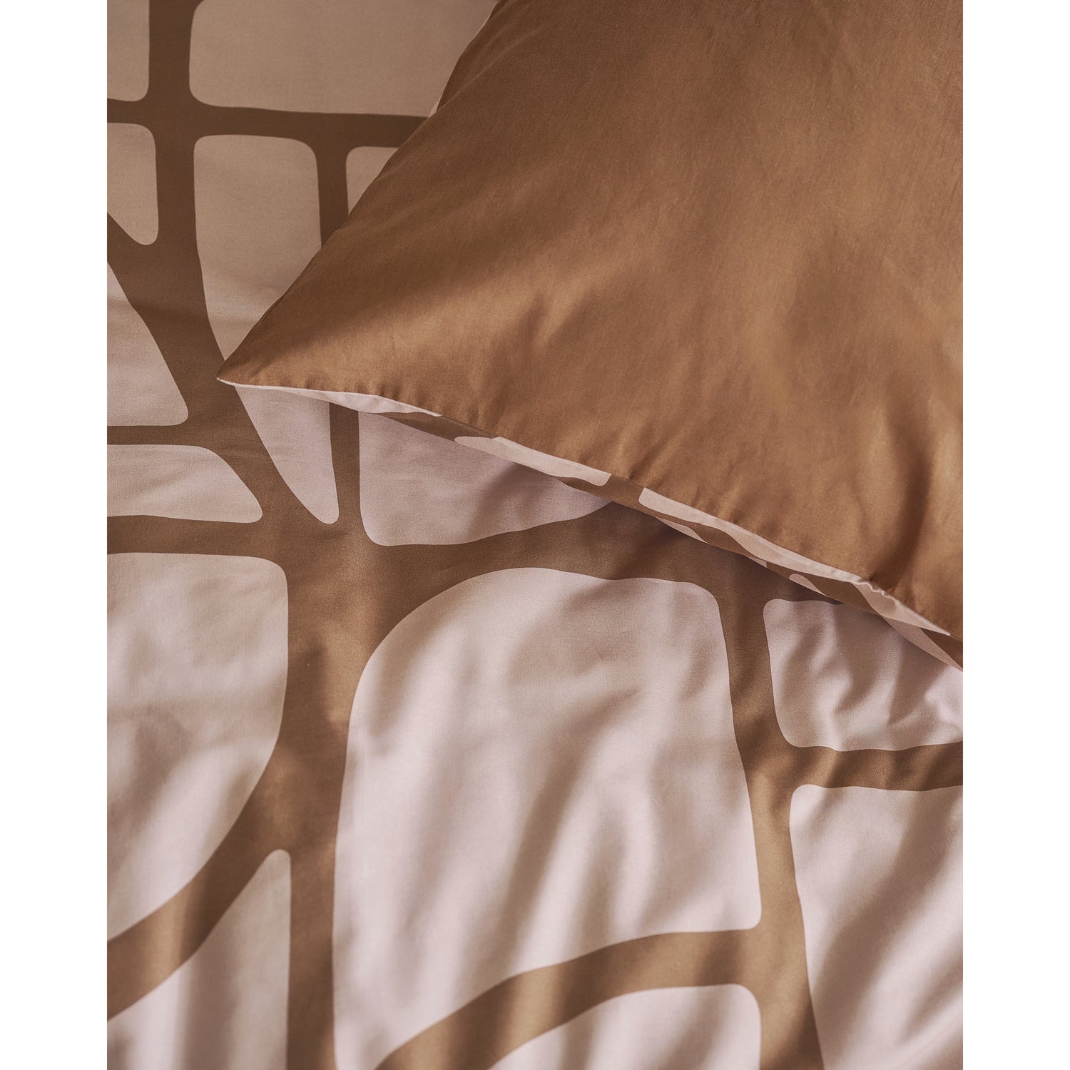 vtwonen Bold Shapes Dekbedovertrek 140 x 200/220 cm - Zachtroze