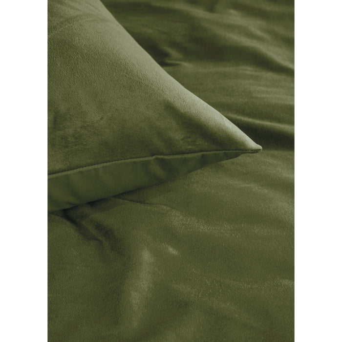 Ambiante Velvety Dekbedovertrek 140 x 200/220 cm - Groen
