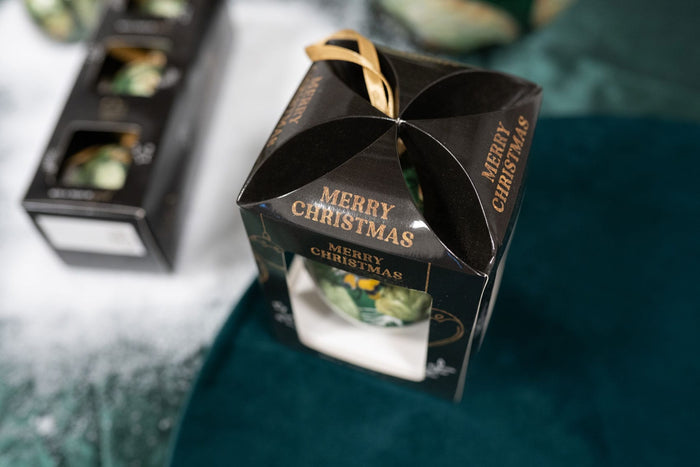 TS Collection - Kerstbal Bee green - Geschenkverpakking