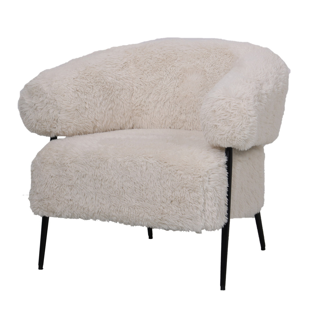 DÉJA Living - Fauteuil Beige Stof - 86x74x78cm - Bogo