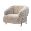 DÉJA Living - Fauteuil Taupe Stof - 91x86x77cm - Espe