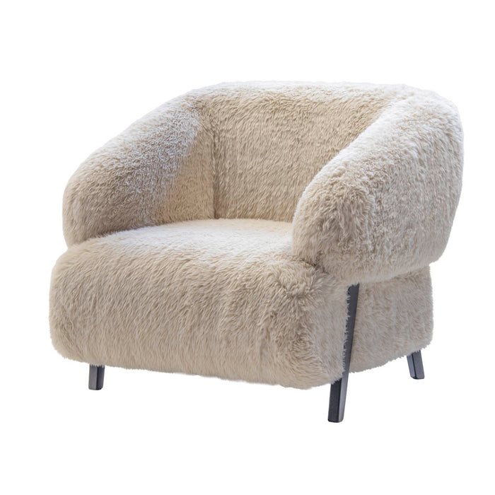 DÉJA Living - Fauteuil Taupe Stof - 91x86x77cm - Espe