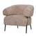 DÉJA Living - Fauteuil Taupe Stof - 86x74x78cm - Bogo