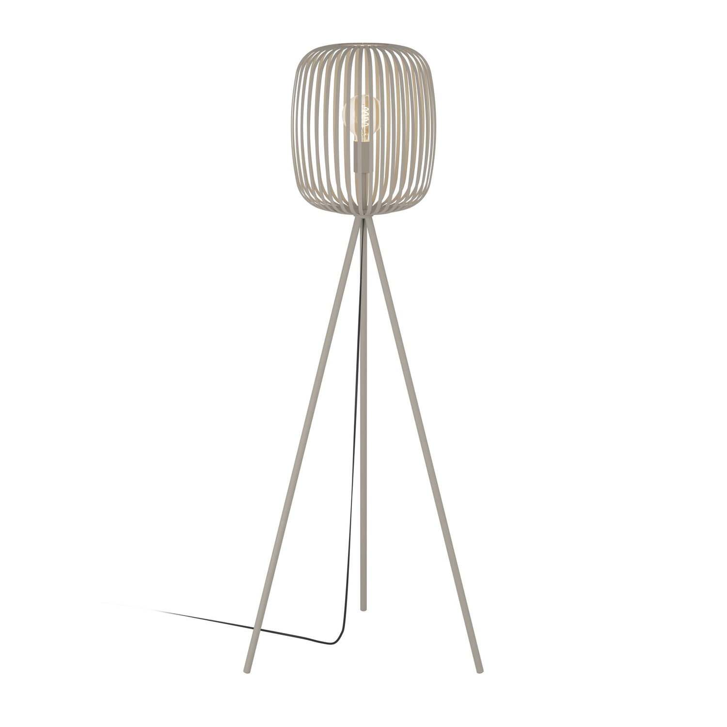 EGLO Romazzina Vloerlamp - E27 - 140,5 cm - Zandkleur