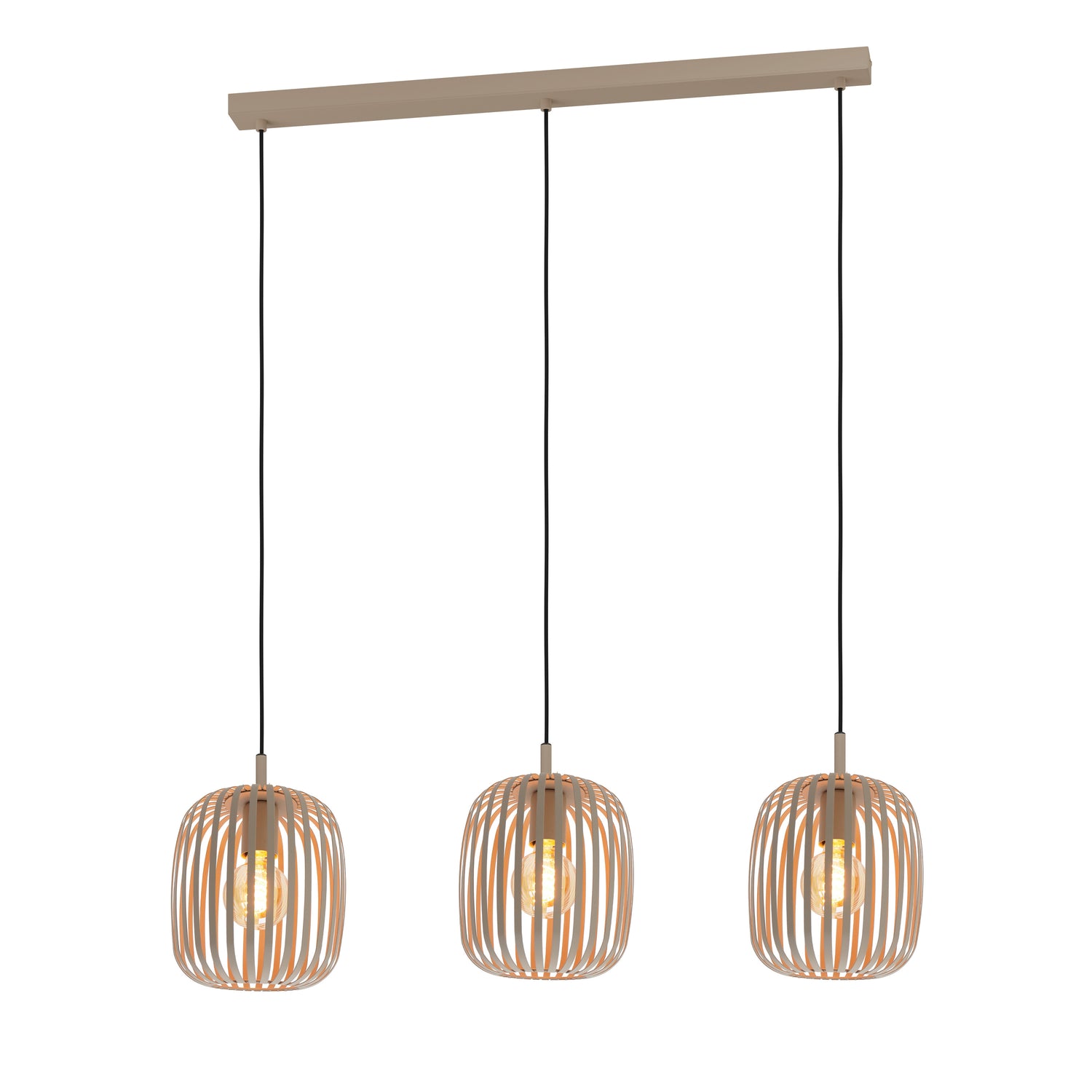 EGLO Romazzina Hanglamp - E27 - 90 cm - Zandkleur