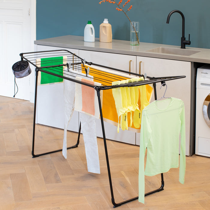 Brabantia HangOn Too Droogrek 18 m - Matt Black