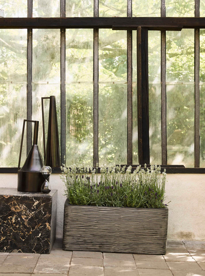 Capi Europe - Bak rechthoek Rib NL - 73x39x32 - Warm taupe