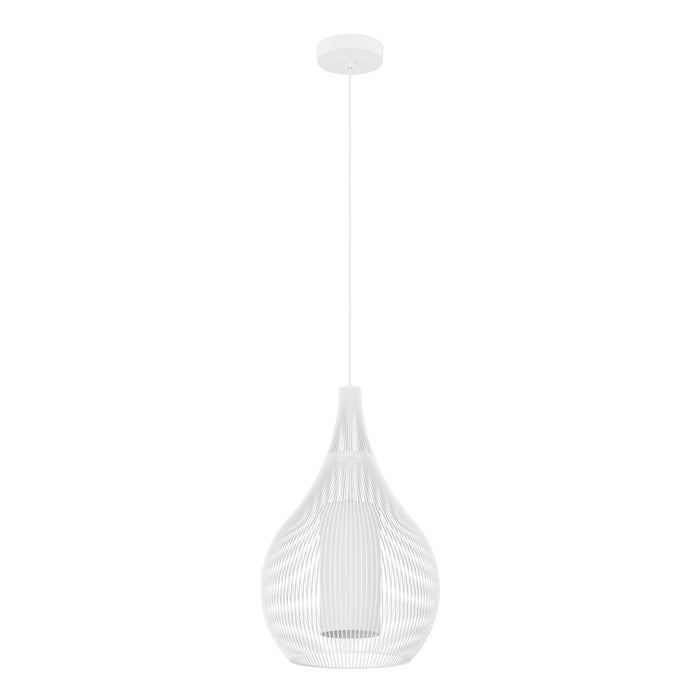EGLO Razoni 1 Hanglamp - E27 - Ø 42,5 cm - Wit - Glas